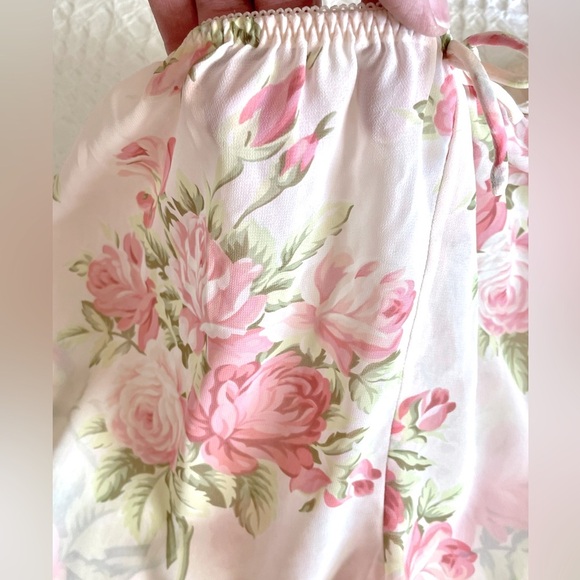 Sheer Floral Pajama Pants Rose Print NWOT Women’s M Loungewear Sleepwear - Picture 7 of 7